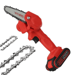 Rechargeable Battery Chainsaw Lightweight One Hand Operation Garden Cutting | Wallace