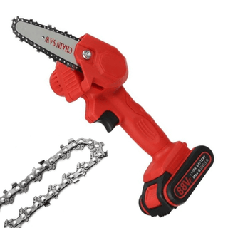 Rechargeable Battery Chainsaw Lightweight One Hand Operation Garden Cutting | Wallace