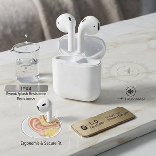Wireless Earbuds With HiFi Stereo Sound And Bluetooth Connectivity | Woodson