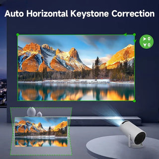 Portable 4K Mini Projector With Dual Wifi 6 And Bluetooth Connectivity | Winston