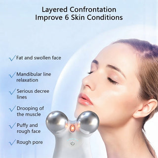 USB Rechargeable Facial Massager With Microcurrent Technology 3 Modes For Firmer And Smoother Skin | Amesbury