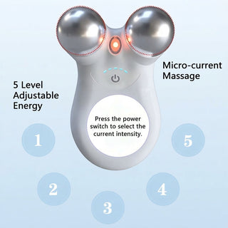 USB Rechargeable Facial Massager With Microcurrent Technology 3 Modes For Firmer And Smoother Skin | Amesbury