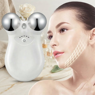 USB Rechargeable Facial Massager With Microcurrent Technology 3 Modes For Firmer And Smoother Skin | Amesbury