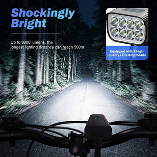 Waterproof Bicycle Light Set With 5 Lighting Modes And USB Rechargeable Front And Rear Lights | Alston
