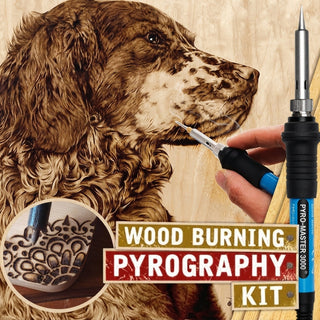 Wood Burning Pen Set With Adjustable Temperature And 28 Tips For Hobby Crafts | Aldrich