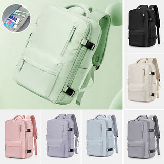 Waterproof Large Travel Backpack With Multiple Compartments USB Charging Port And Padded Straps | Yorke
