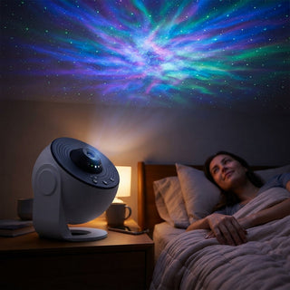 Space Projector Lamp With 13 Galaxy Discs Adjustable Projection And Night Light Function | Anson