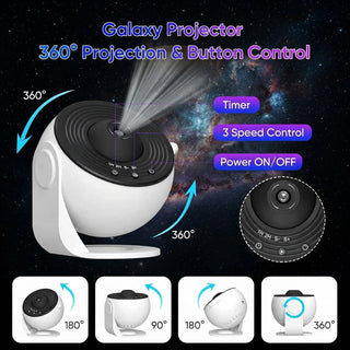 Space Projector Lamp With 13 Galaxy Discs Adjustable Projection And Night Light Function | Anson
