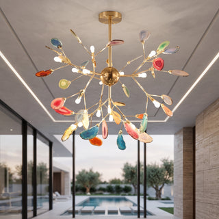 Modern Firefly Agate Branch Chandelier | Luminara