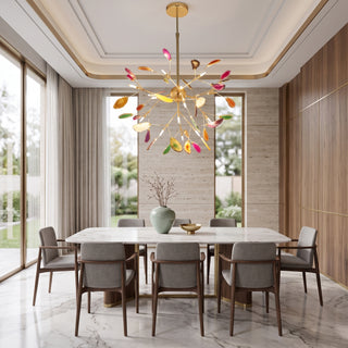 Modern Firefly Agate Branch Chandelier | Luminara