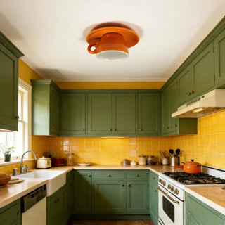 Modern Coffee Cup Ceramic Ceiling Light | Ceravue
