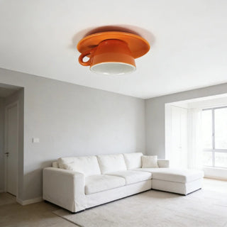 Modern Coffee Cup Ceramic Ceiling Light | Ceravue
