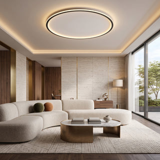 Modern Minimalist Round Ceiling Light | Auravix