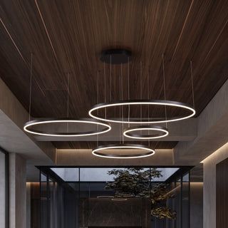 Modern Brushed Ring Pendant Light | Velunix
