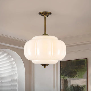Milk Glass Pendant Light | Verelle