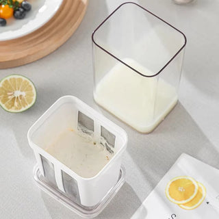 Stainless Steel Fine Mesh Greek Yogurt Strainer Filter Basket | Dravionx