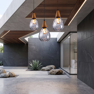 Water Ripple Glass Pendant Light | HavenGlow