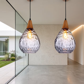 Water Ripple Glass Pendant Light | HavenGlow