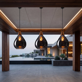 Water Ripple Glass Pendant Light | HavenGlow