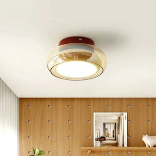 Decorative Glass Ceiling Light Fixture | LumiCrest