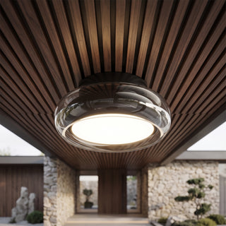 Decorative Glass Ceiling Light Fixture | LumiCrest