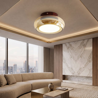 Decorative Glass Ceiling Light Fixture | LumiCrest