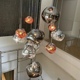 Lava Glass Pendant Light Fixture | GlowSphere