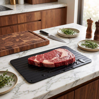 Fast Aluminum Food Defrosting Tray Kitchen Thawing Plate | Dawson