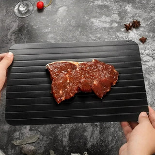 Fast Aluminum Food Defrosting Tray Kitchen Thawing Plate | Dawson