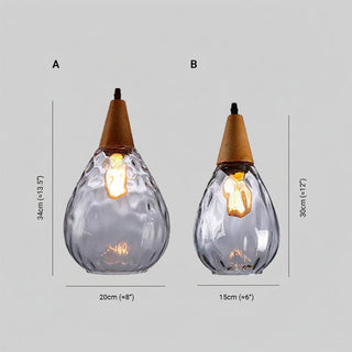 Water Ripple Glass Pendant Light | HavenGlow