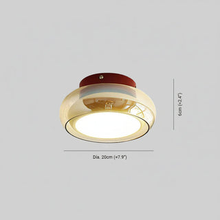 Decorative Glass Ceiling Light Fixture | LumiCrest