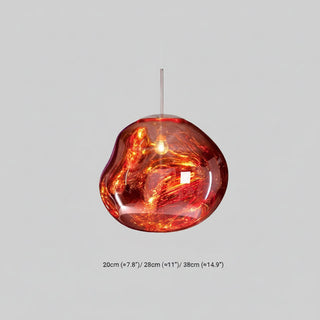 Lava Glass Pendant Light Fixture | GlowSphere