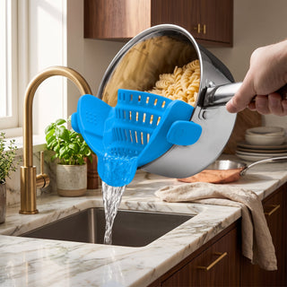 Adjustable Clip On Stainless Steel Pot Strainer | Monroe