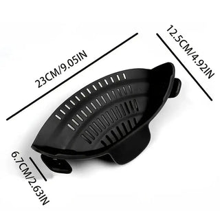 Adjustable Clip On Stainless Steel Pot Strainer | Monroe