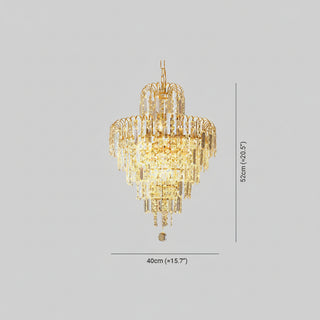 Crystal LED Flush Mount Chandelier | Elvaro