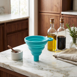 Collapsible Food Grade Silicone Kitchen Funnel | Whitmore