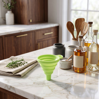 Collapsible Food Grade Silicone Kitchen Funnel | Whitmore