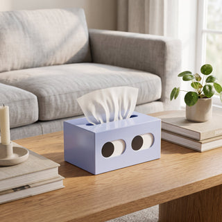 Minimalist Freestanding Tissue Box Holder Case | Parker