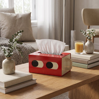 Minimalist Freestanding Tissue Box Holder Case | Parker