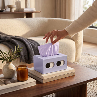 Minimalist Freestanding Tissue Box Holder Case | Parker