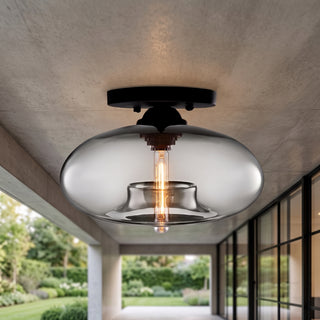 Glass LED Ceiling Light Fixture | Luminexa