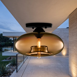 Glass LED Ceiling Light Fixture | Luminexa
