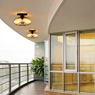 Glass LED Ceiling Light Fixture | Luminexa