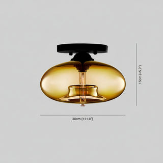 Glass LED Ceiling Light Fixture | Luminexa