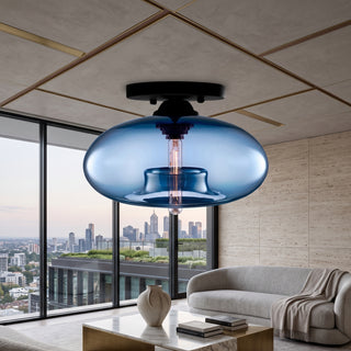 Glass LED Ceiling Light Fixture | Luminexa