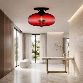 Glass LED Ceiling Light Fixture | Luminexa