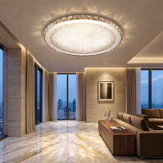 Modern LED Crystal Chandelier Ceiling Light with Luxurious Brilliance | Crystaluxe