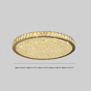 Modern LED Crystal Chandelier Ceiling Light with Luxurious Brilliance | Crystaluxe