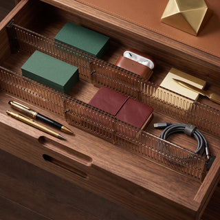 Adjustable Bamboo Drawer Organizer Dividers Set | Willowmere