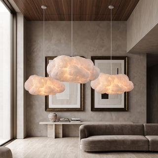 Cloud Shaped Soft Glow Decorative LED Pendant Light | Caelia